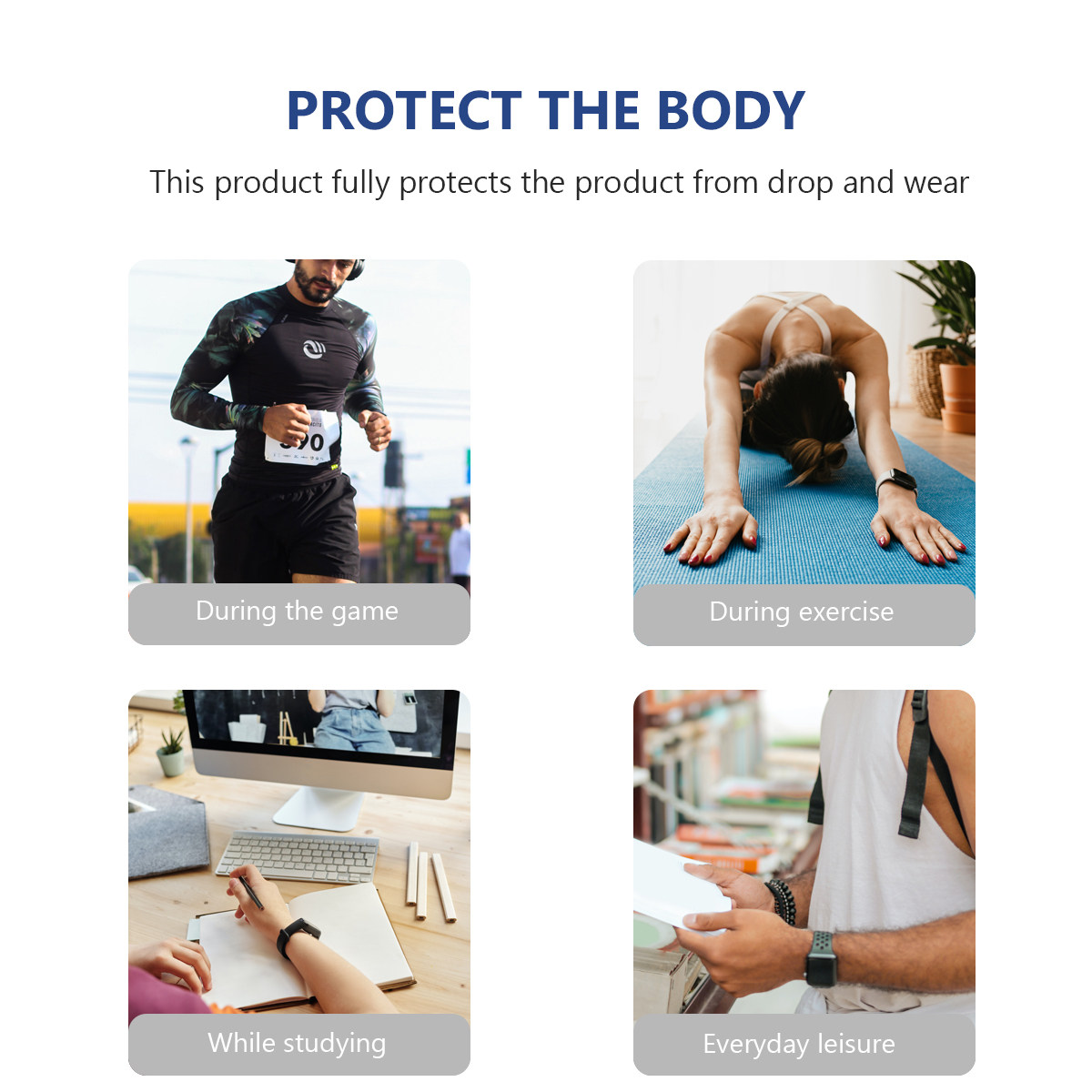 Watch Protective Case Frame Pc - مراجعة Smartwatch Case وسعره