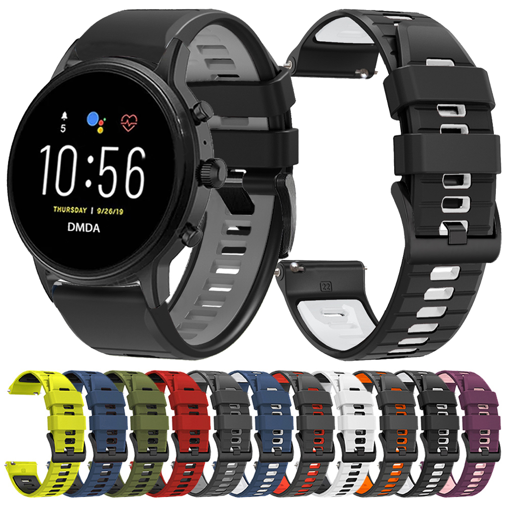 22mm Strap for Fossil Gen 6 44 - مراجعة Fossil Smartwatch Accessories وسعره