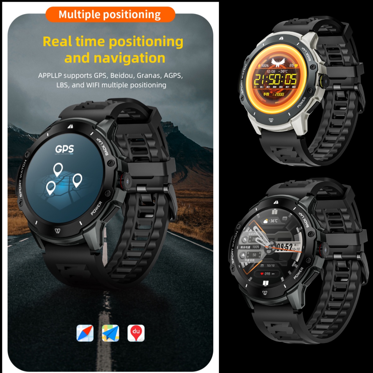 8+128GB Smart Watch 1.43''AMOL - مراجعة Smartwatch Store وسعره