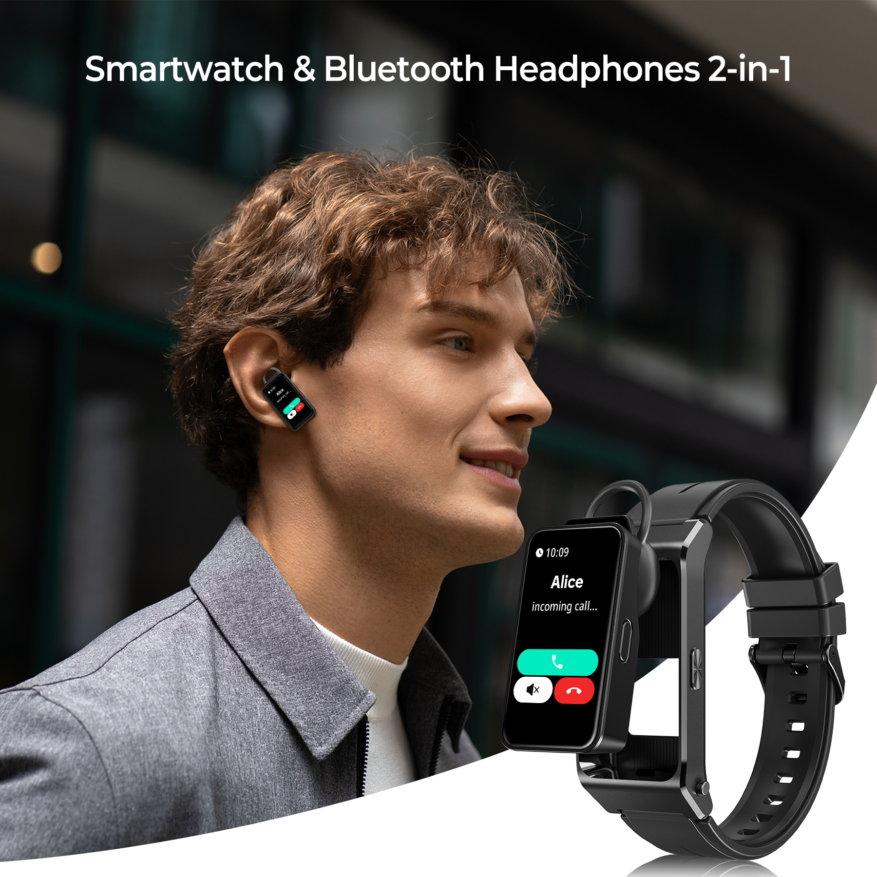OUKITEL BT11 Smartwatch Blueto - مراجعة Smartwatch Headset وسعره