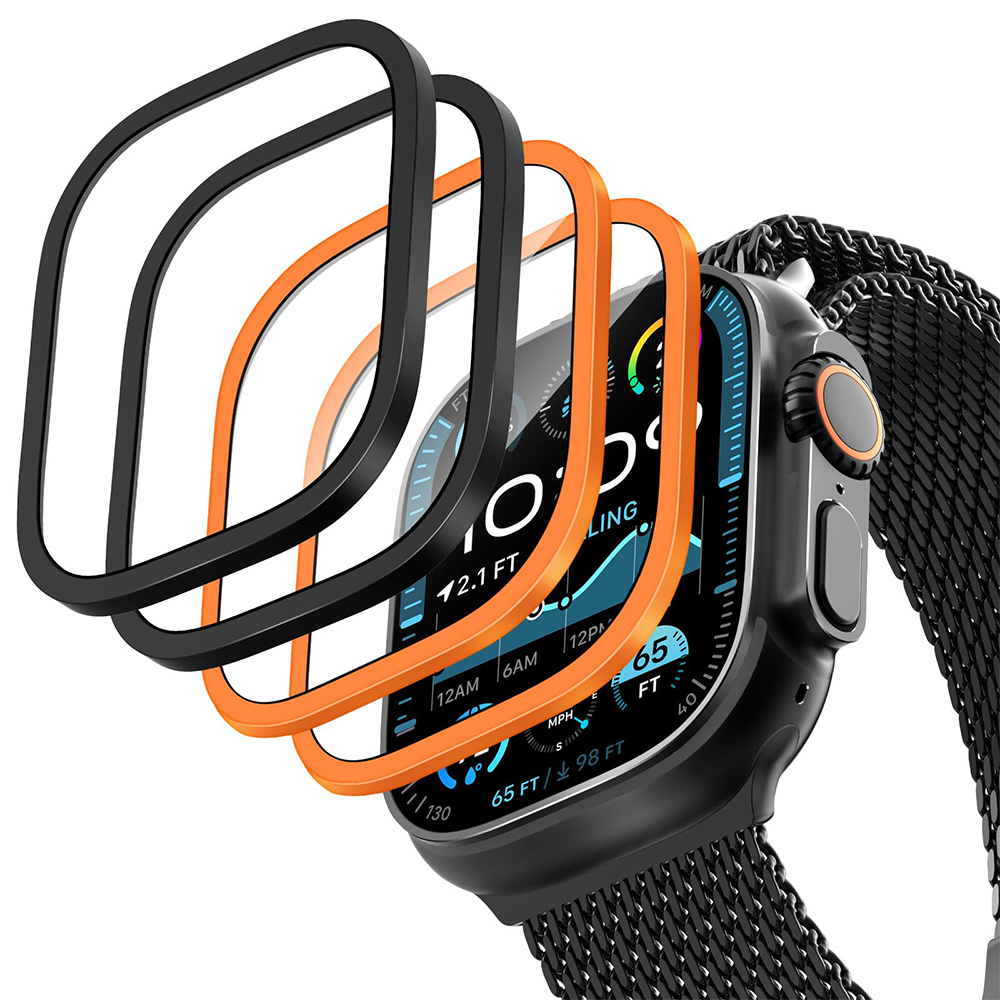 2PCS Titanium Metal Frame for  - مراجعة Apple Smartwatch Accessories وسعره