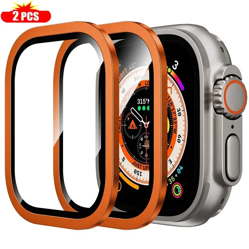 2PCS Titanium Metal Frame for  - مراجعة Apple Smartwatch Accessories وسعره