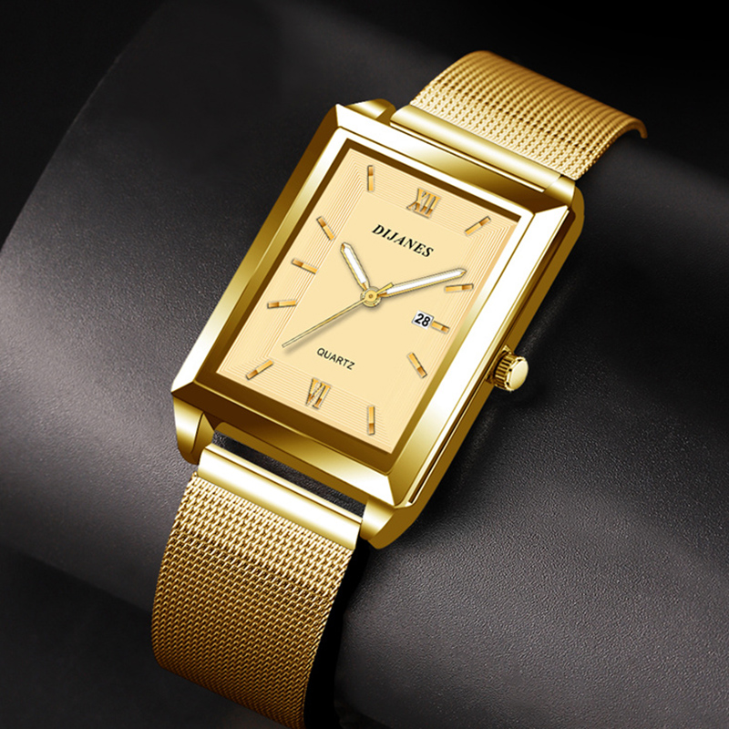 Men's Calendar Date Sport & Le - مراجعة Stainless Mesh Band وسعره