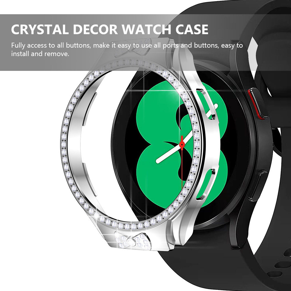 Shiny Glitter Crystal Decor Wa - مراجعة Smartwatch Case وسعره