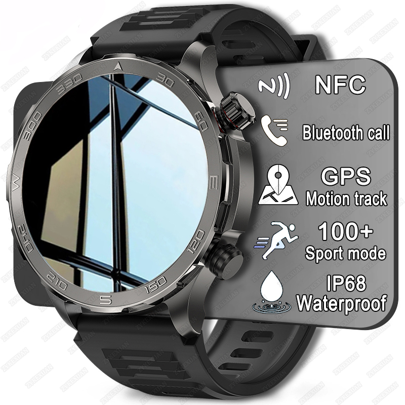New GPS Track Smart Watch Men  - مراجعة Smartwatch Headset وسعره