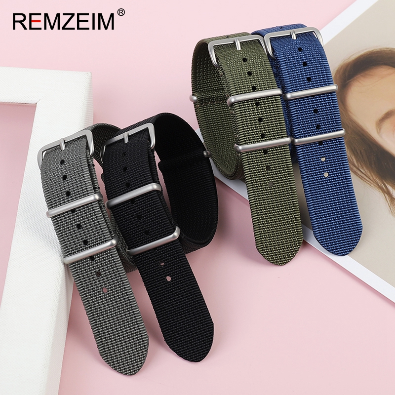 New Ribbed Nylon Watch Strap 1 - مراجعة Nylon Nato Strap وسعره