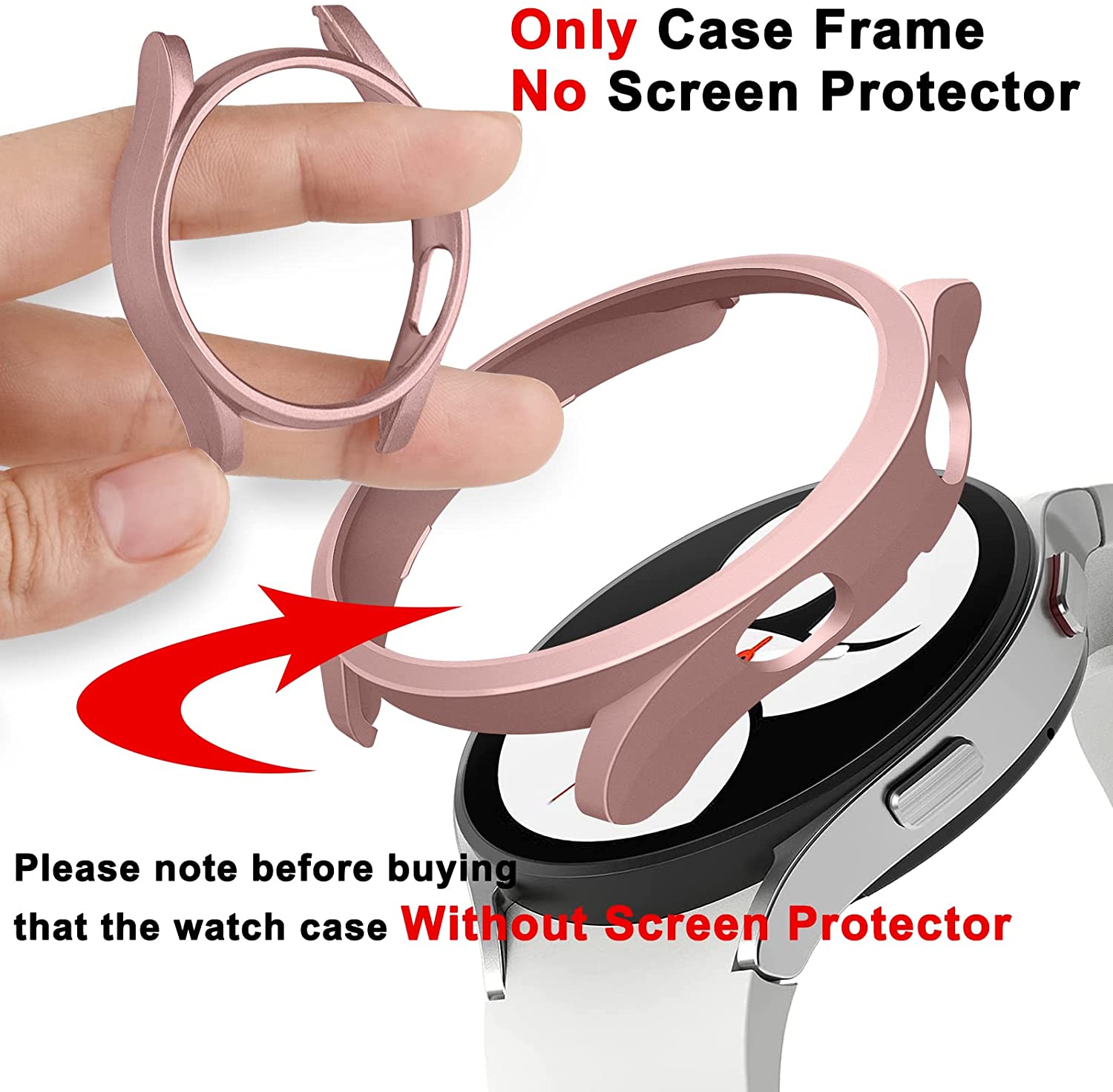 PC Case for Samsung Galaxy wat - مراجعة Samsung Smartwatch Accessories وسعره