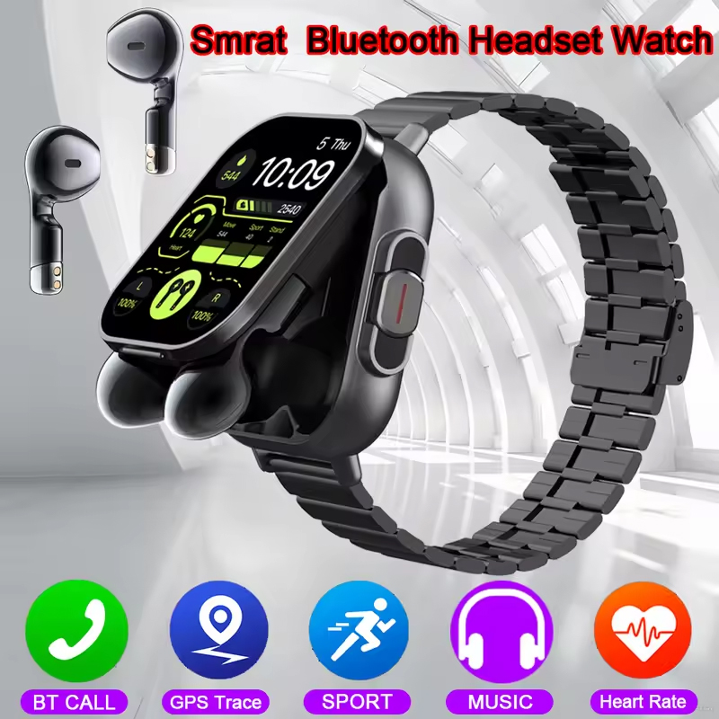 NFC Smart Watch TWS 2-in-1 Hea - مراجعة Smartwatch Headset وسعره
