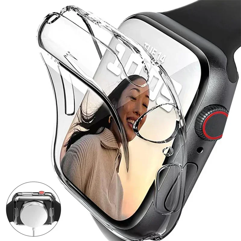 Soft TPU Screen Protector for  - مراجعة Smartwatch Case وسعره