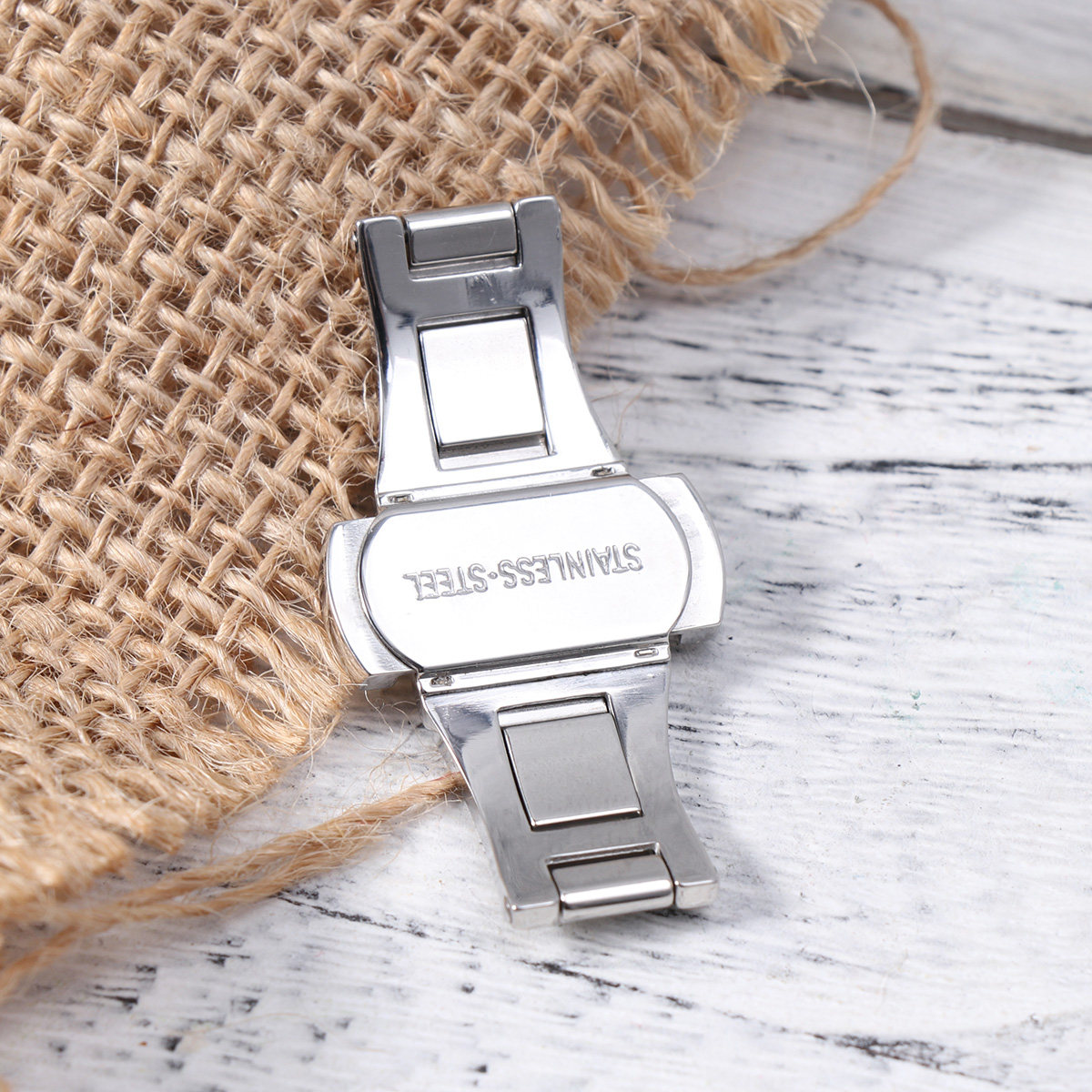 Stainless Steel Watch Buckle D - مراجعة Stainless Mesh Band وسعره