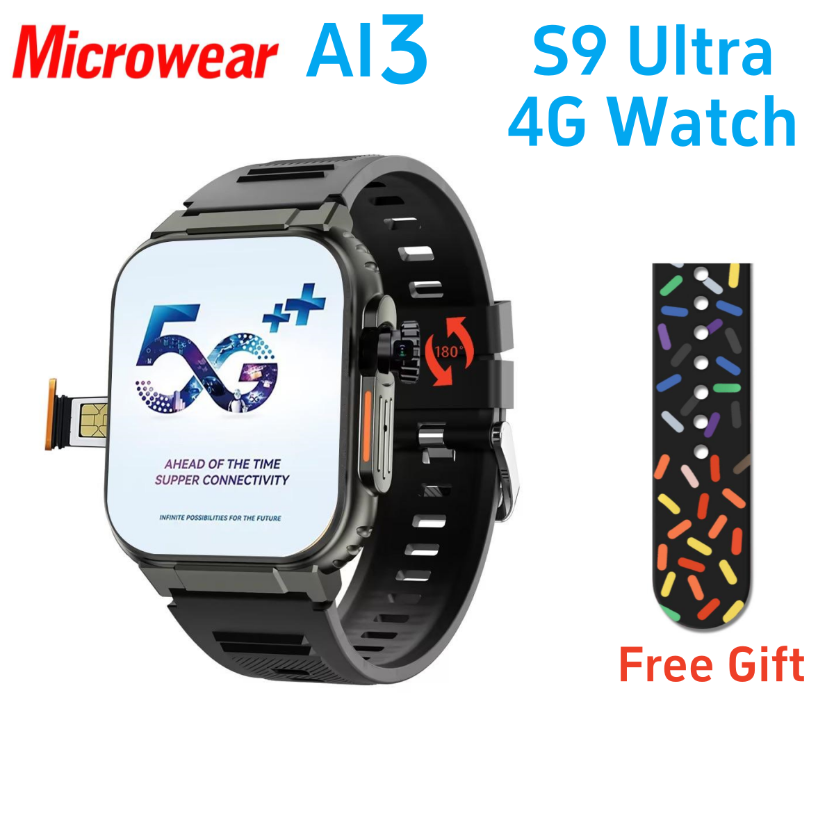 Microwear Ultra Ai3 Smart Watc - مراجعة Smartwatch Instagram وسعره