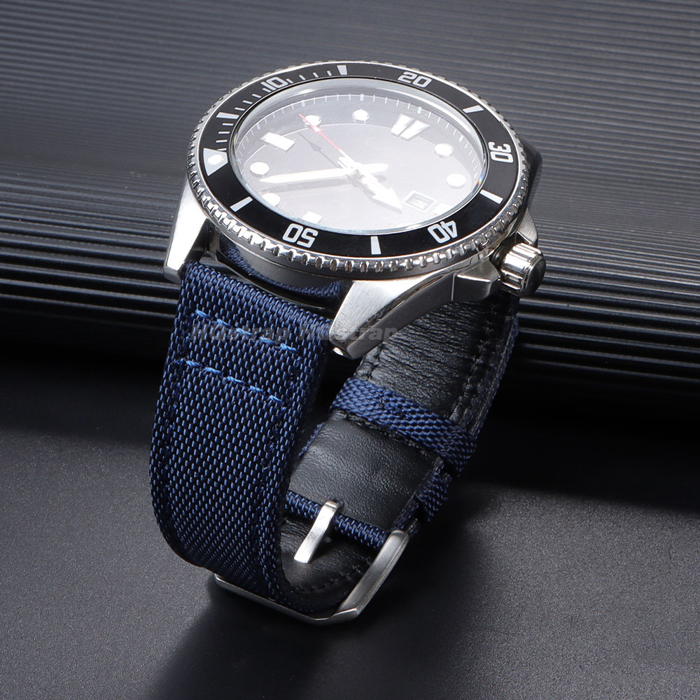 Nylon Canvas Watch Strap for I - مراجعة Nylon Nato Strap وسعره