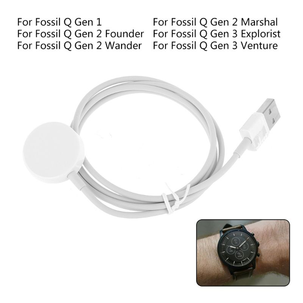 USB Smart Watch Magnetic Charg - مراجعة Fossil Smartwatch Accessories وسعره