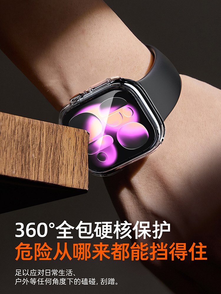 2pcs Tempered Glass Case For A - مراجعة Apple Smartwatch Accessories وسعره