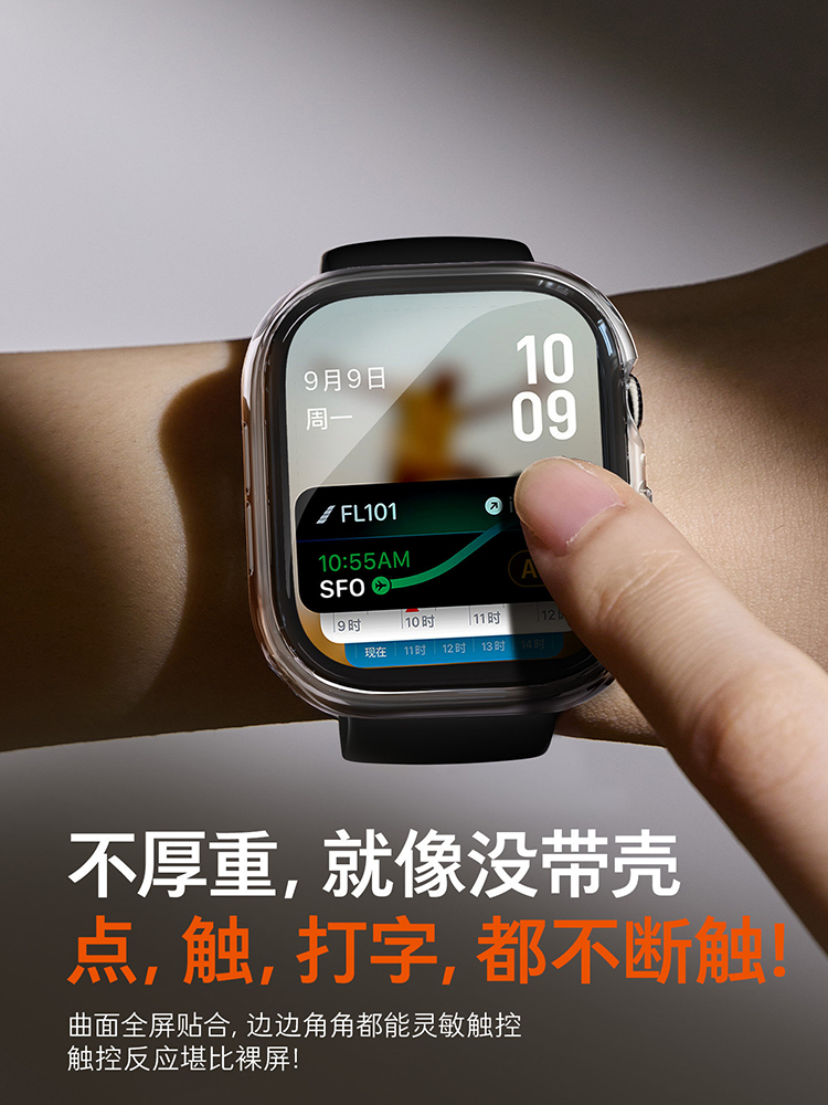 2pcs Tempered Glass Case For A - مراجعة Apple Smartwatch Accessories وسعره
