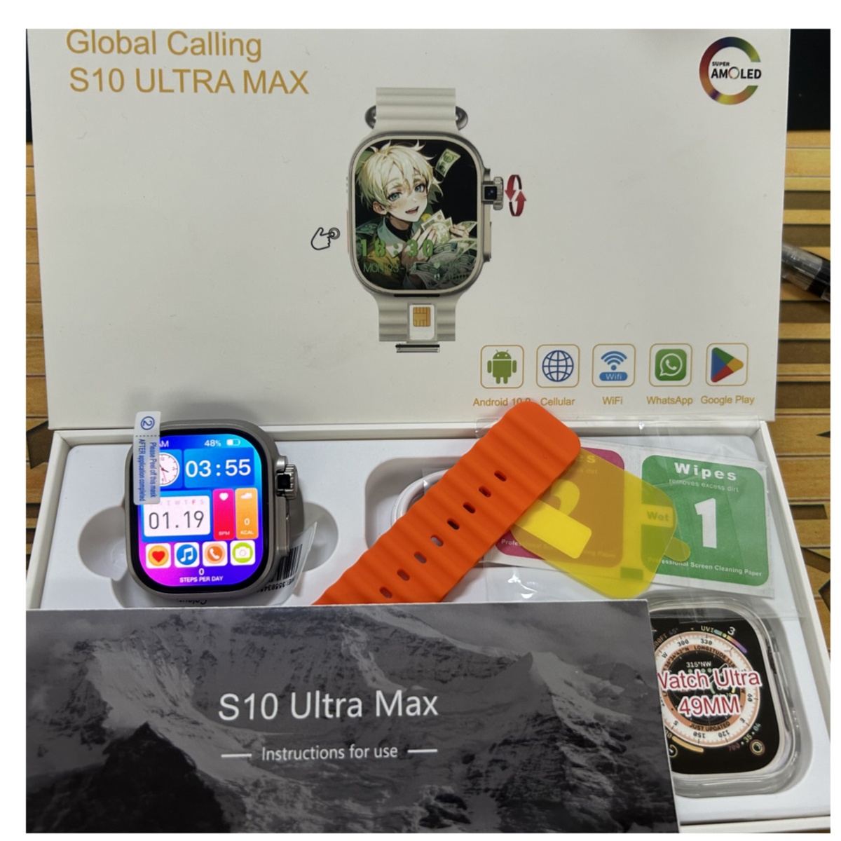 S10 Ultra Max Smartwatch 4G 5G - مراجعة Smartwatch Instagram وسعره