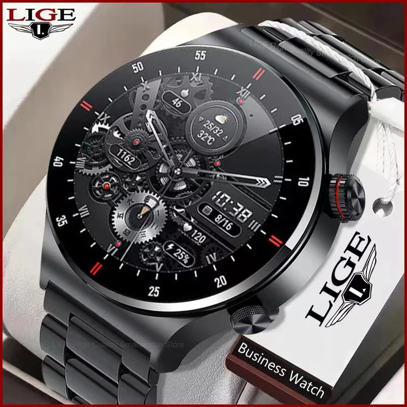 LIGE ECG+PPG Bluetooth Call Sm - مراجعة Smartwatch Instagram وسعره