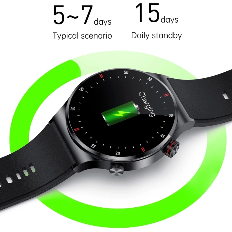 LIGE ECG+PPG Bluetooth Call Sm - مراجعة Smartwatch Instagram وسعره