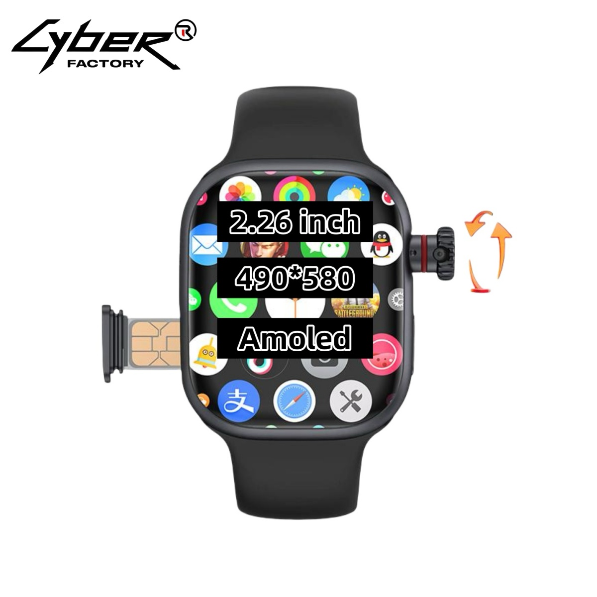 CD99 Smart Watch 8GB RAM AMOLE - مراجعة Smartwatch Instagram وسعره