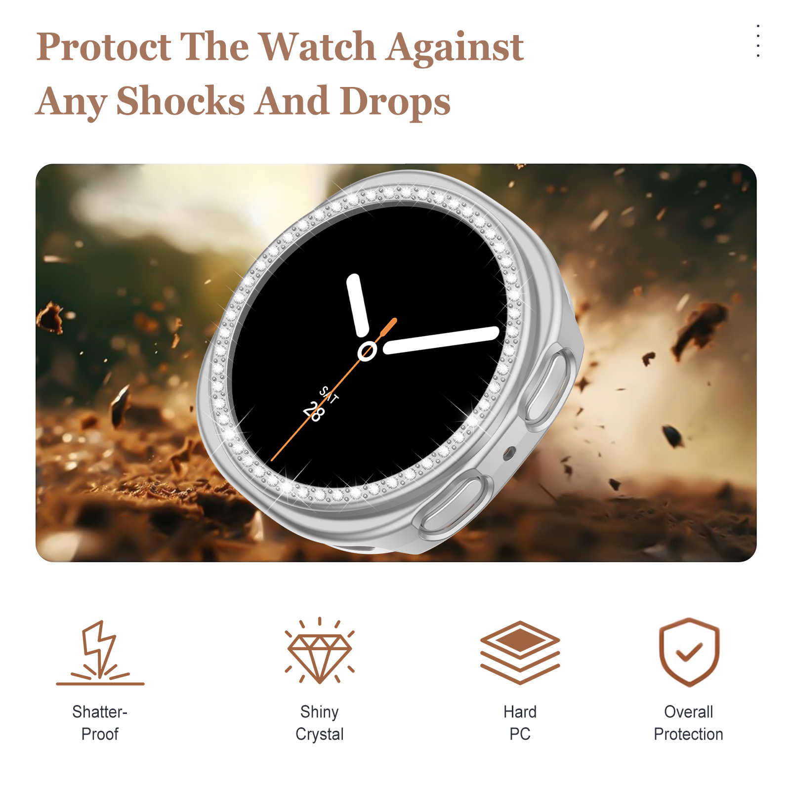 PC Cover For Samsung Galaxy wa - مراجعة Samsung Smartwatch Accessories وسعره