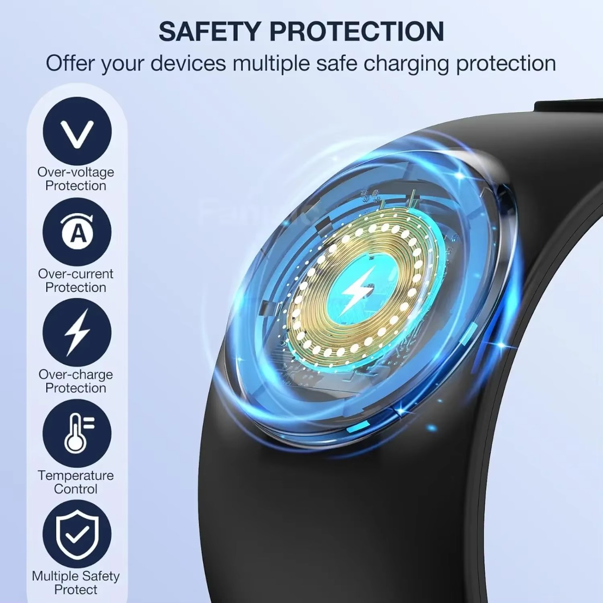 Magnetic Wireless Charger Touc - مراجعة Smartwatch Touch وسعره