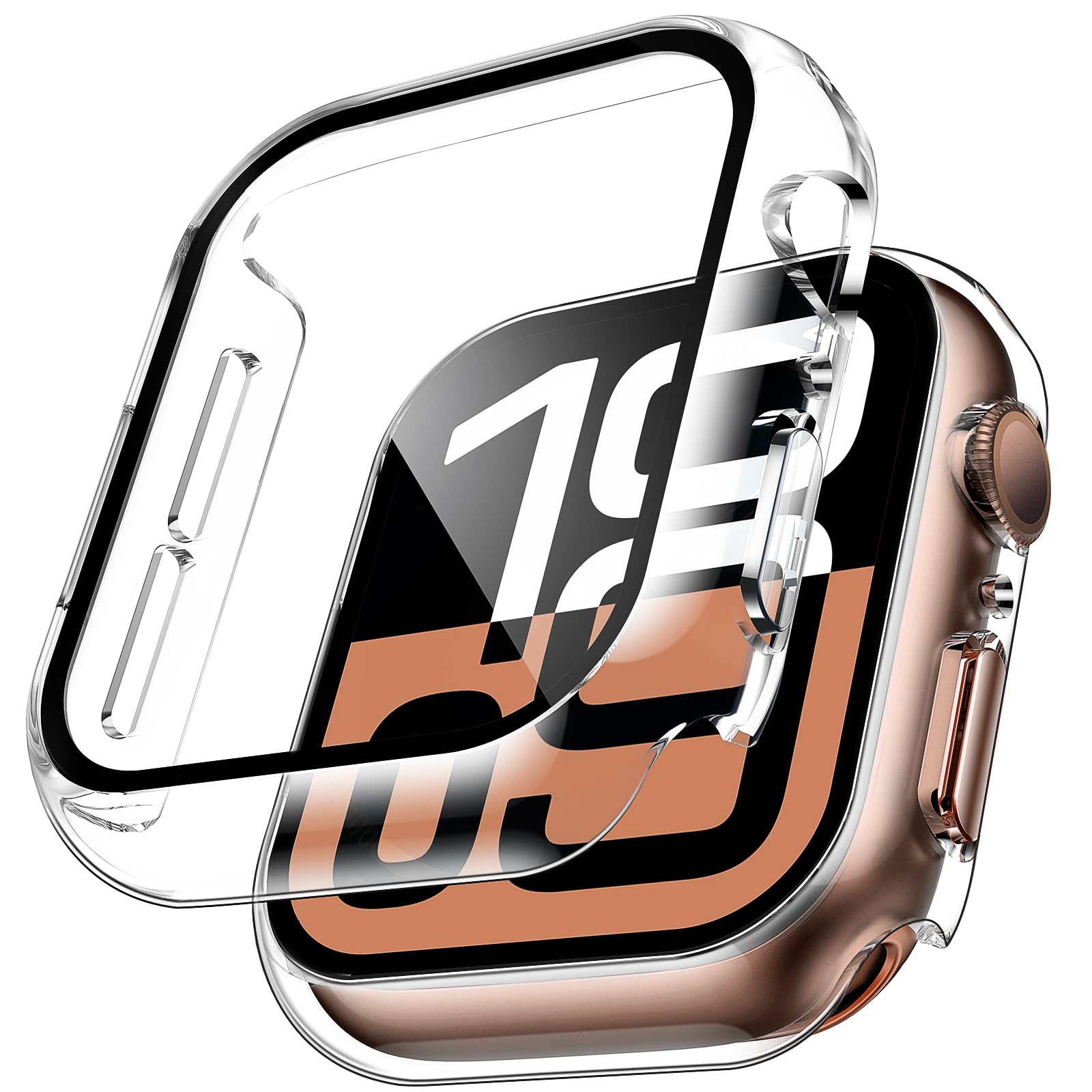 2pcs Tempered Glass Case For A - مراجعة Apple Smartwatch Accessories وسعره