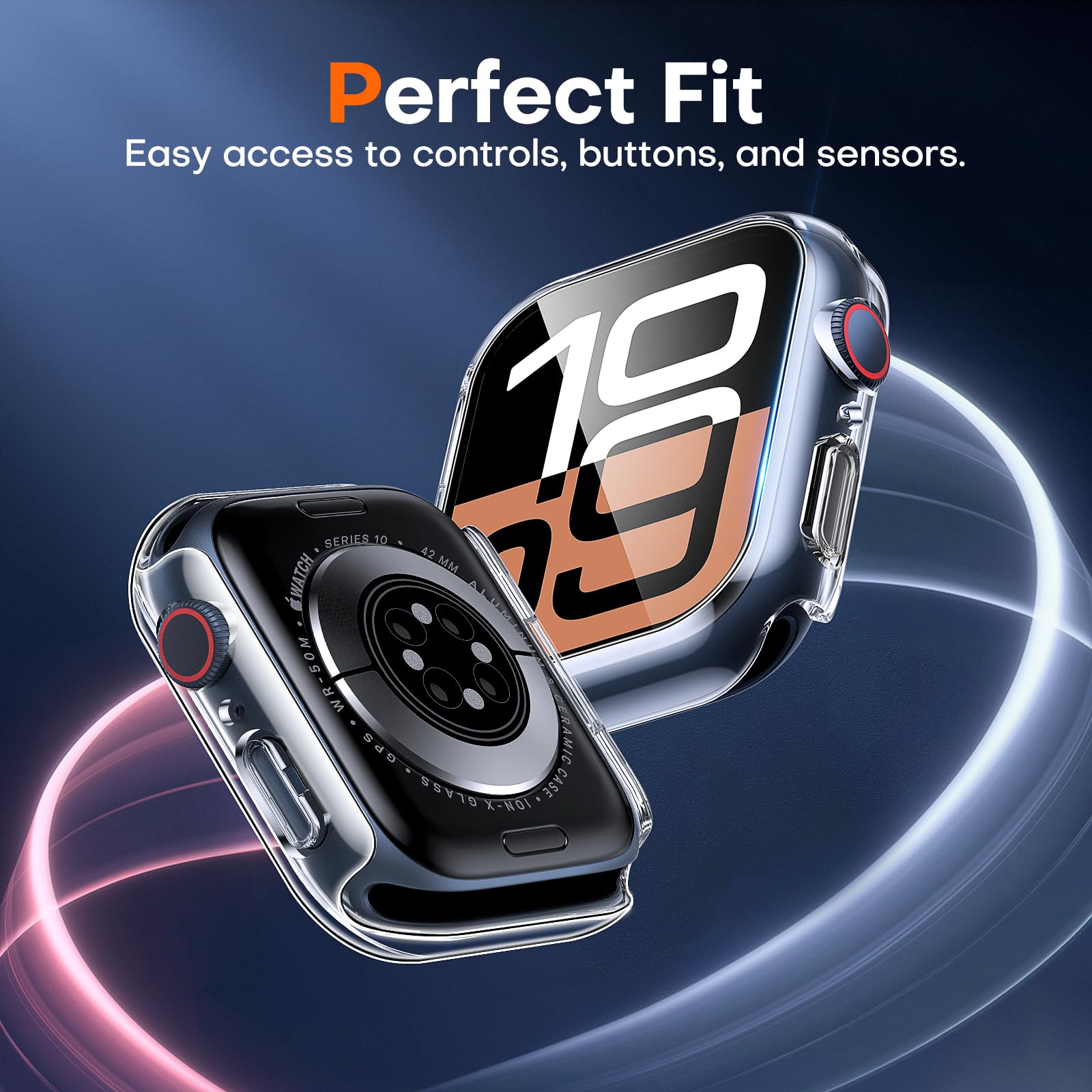 2pcs Tempered Glass Case For A - مراجعة Apple Smartwatch Accessories وسعره