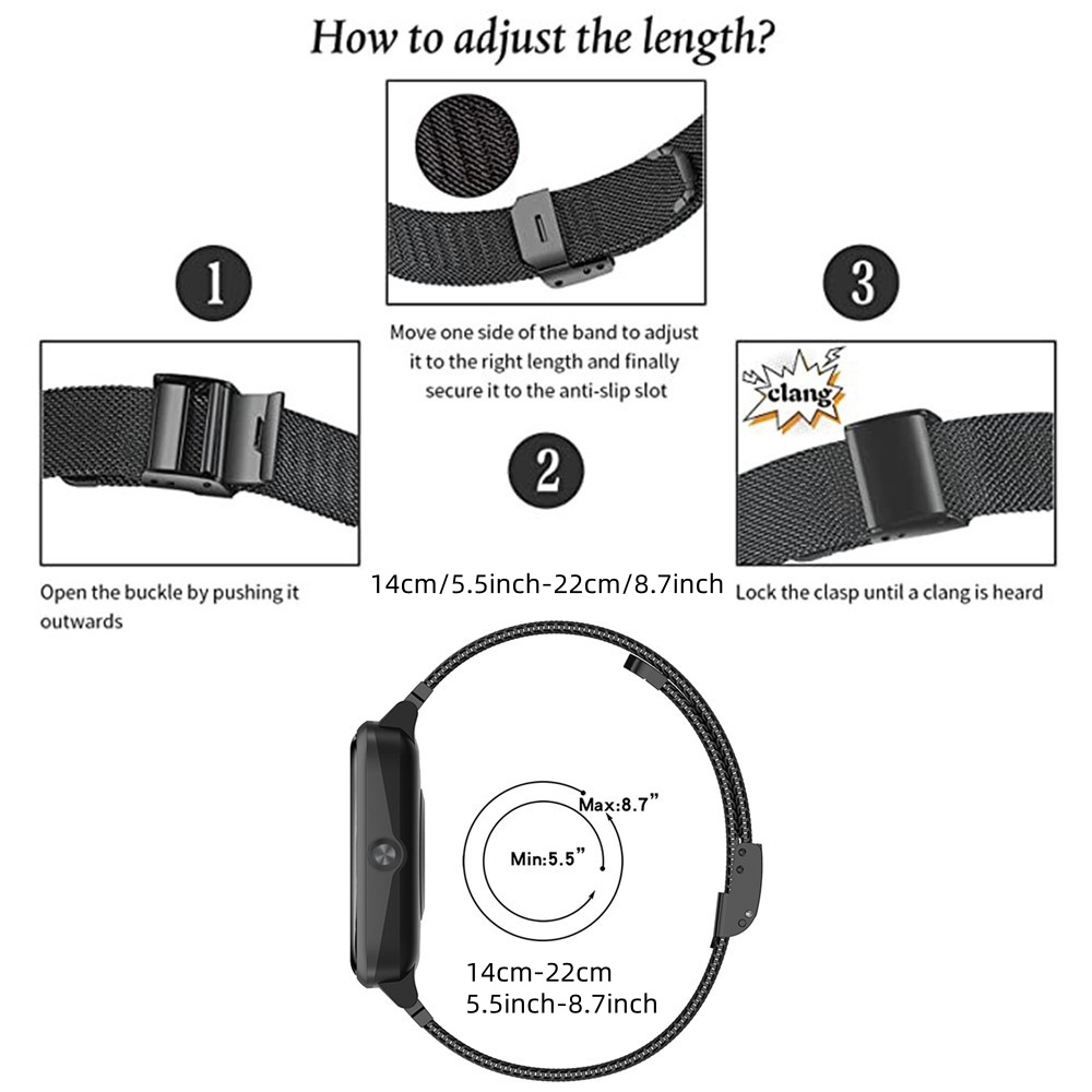 Metal Bands for Garmin Venu X1 - مراجعة Stainless Mesh Band وسعره