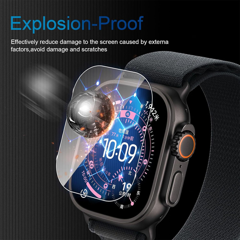Tempered Glass For Apple Watch - مراجعة Smartwatch Case وسعره