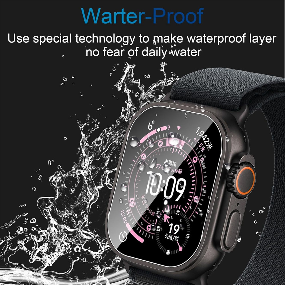 Tempered Glass For Apple Watch - مراجعة Smartwatch Case وسعره