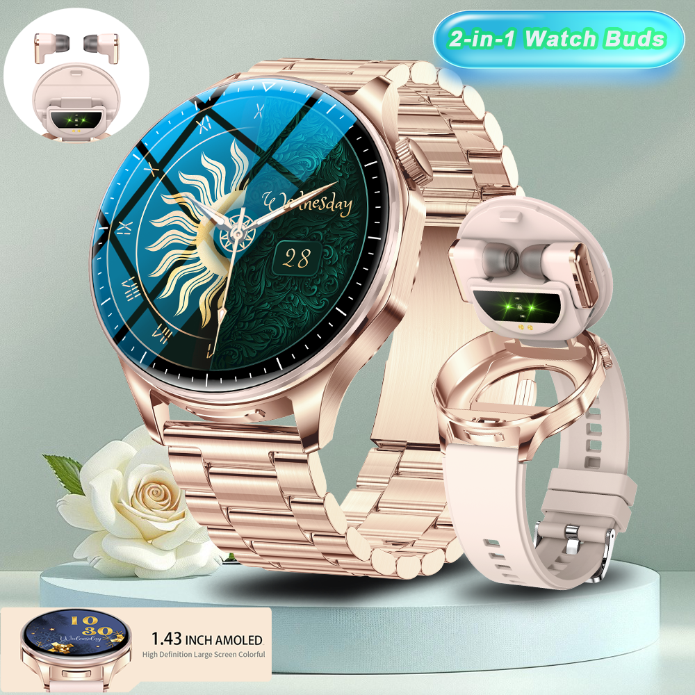 2026 new 2-In-1 TWS Headset Sm - مراجعة Smartwatch Headset وسعره