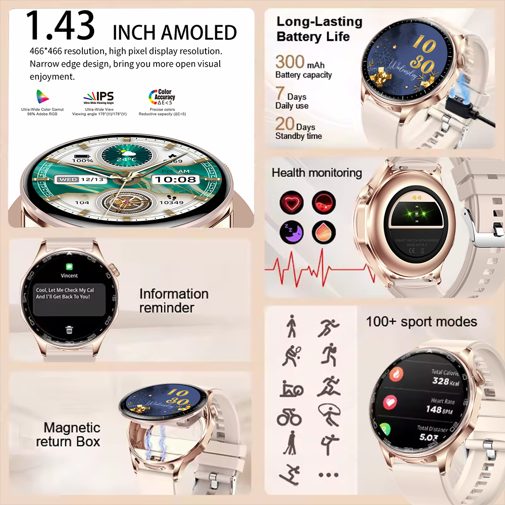 2026 new 2-In-1 TWS Headset Sm - مراجعة Smartwatch Headset وسعره