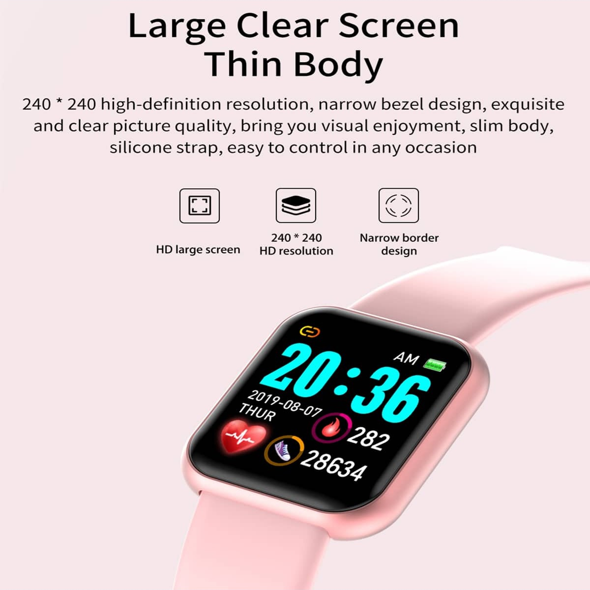 Smart Watch Message Remind Mus - مراجعة Smartwatch Touch وسعره