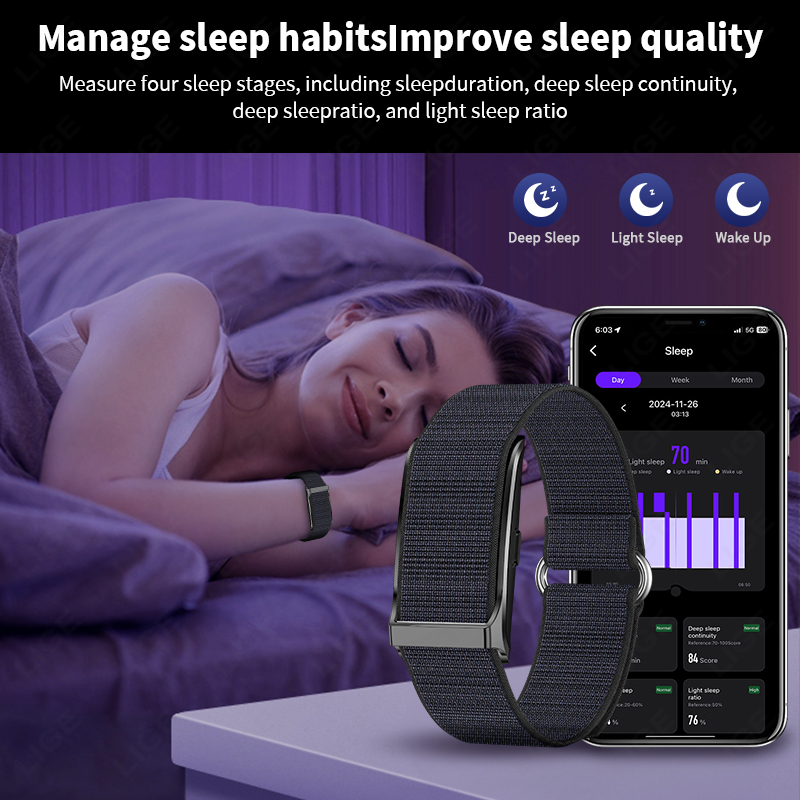 LIGE Smart Watch Heart Rate Bl - مراجعة Android Smartwatch Accessories وسعره