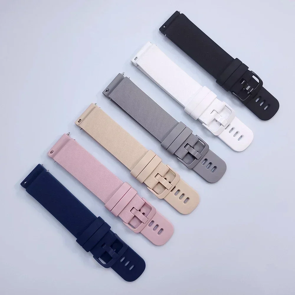 22mm 20mm Silicone Strap For F - مراجعة Fossil Smartwatch Accessories وسعره