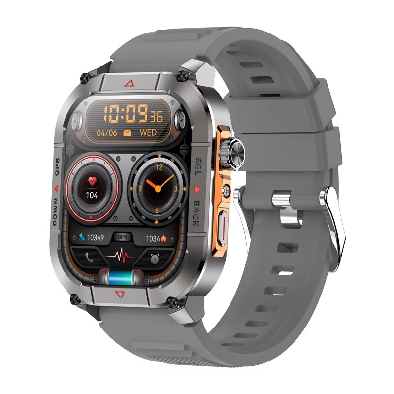 New HK84 Men Smart Watch AMOLE - مراجعة Smartwatch Touch وسعره