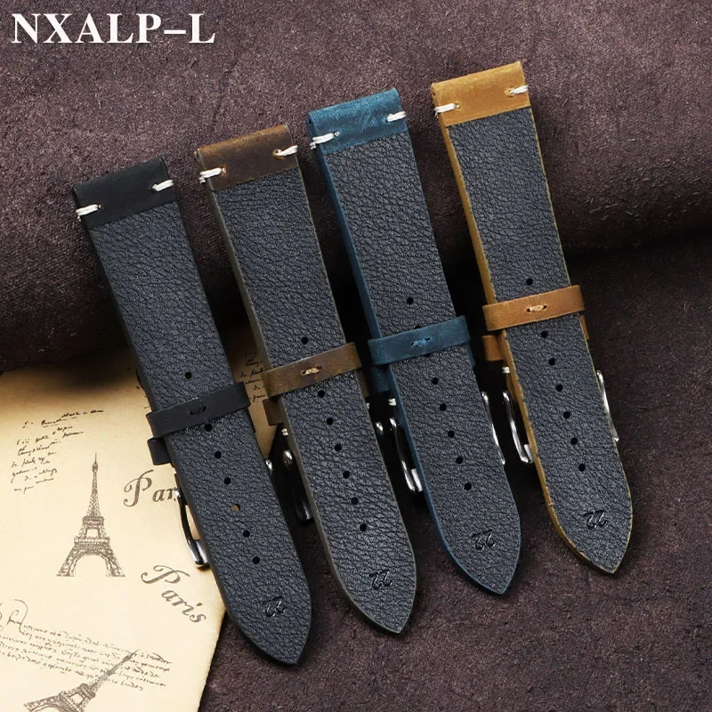 Vintage Oil Wax Leather Watch  - مراجعة Nylon Nato Strap وسعره