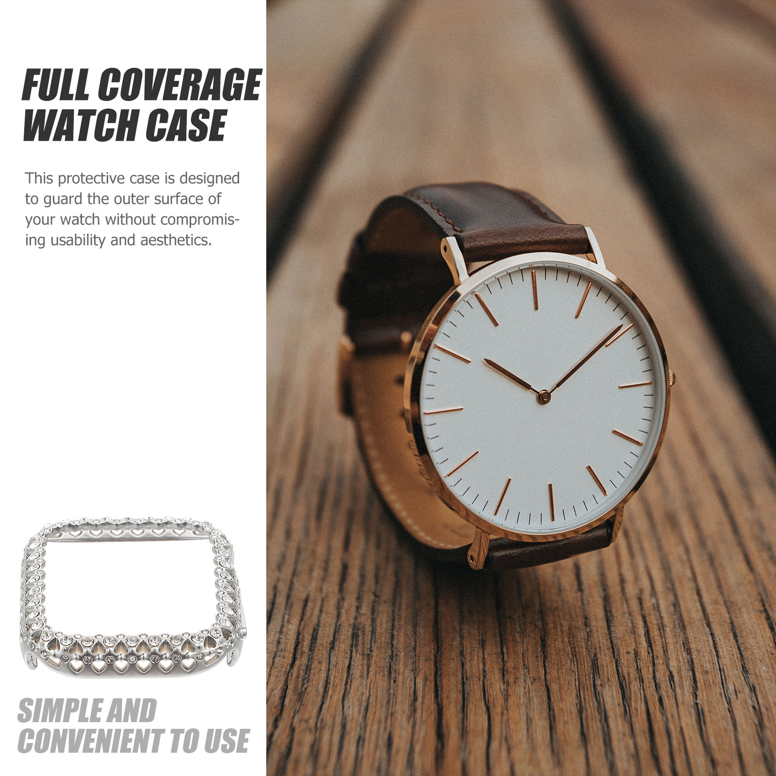 Anti-Scratch Watch Protector f - مراجعة Smartwatch Case وسعره