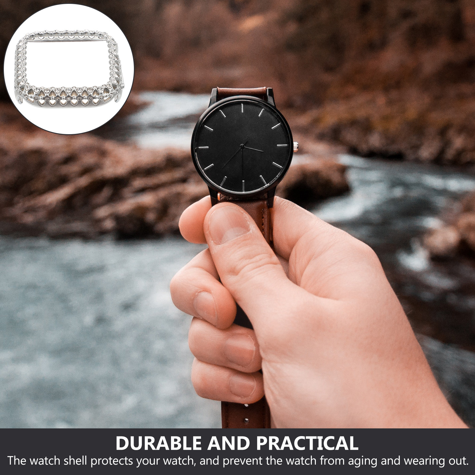 Anti-Scratch Watch Protector f - مراجعة Smartwatch Case وسعره