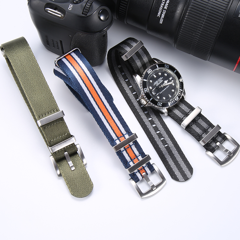 High End Soft Nylon Replacemen - مراجعة Nylon Nato Strap وسعره
