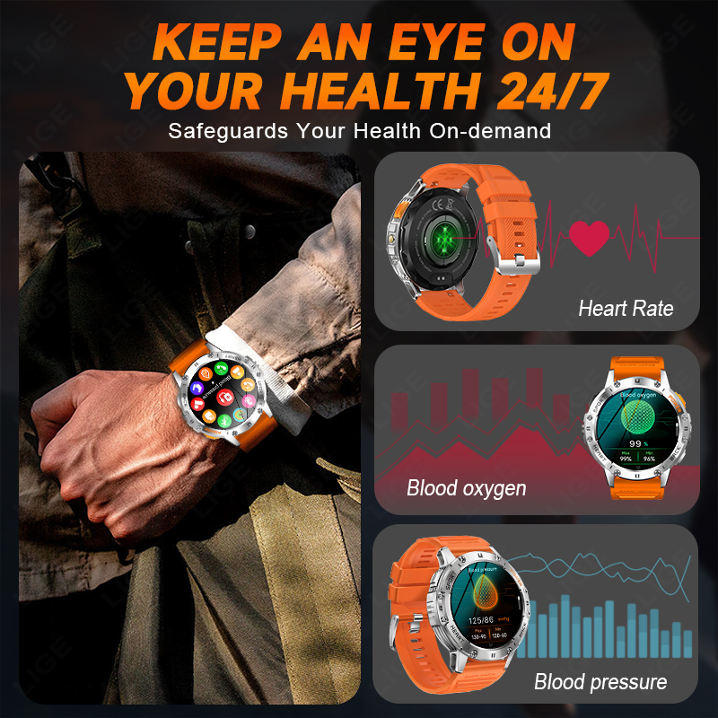LIGE 1.43 Inch AMOLED Screen B - مراجعة Smartwatch Instagram وسعره