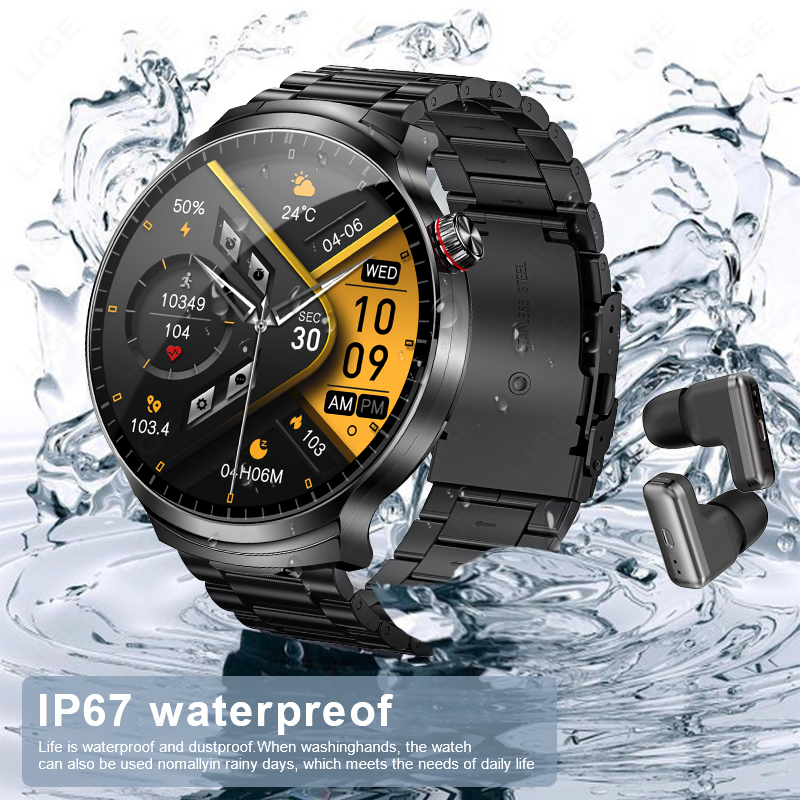 New Smart Watch BT Call Wirele - مراجعة Smartwatch Headset وسعره