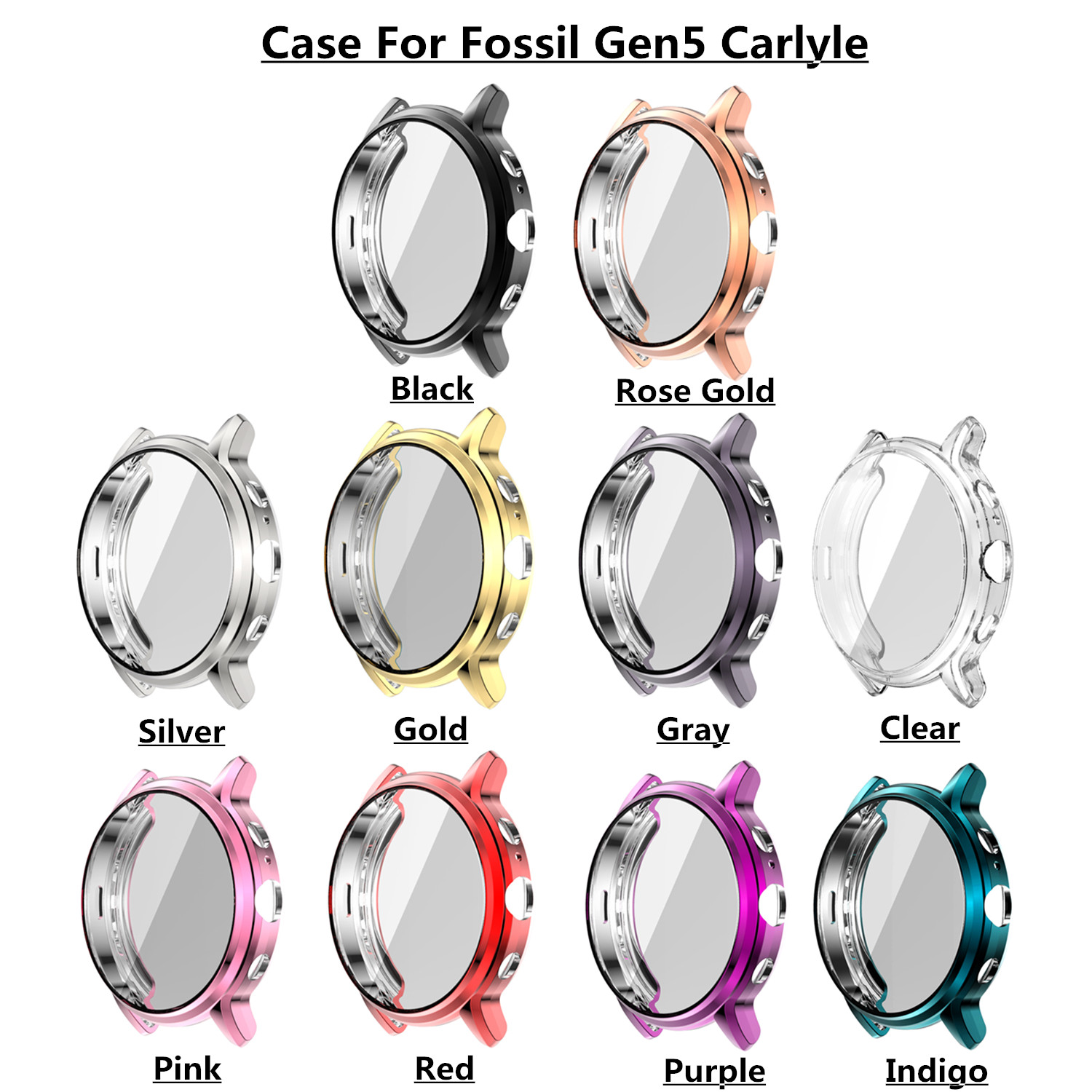 TPU Protective Cover Case For  - مراجعة Fossil Smartwatch Accessories وسعره