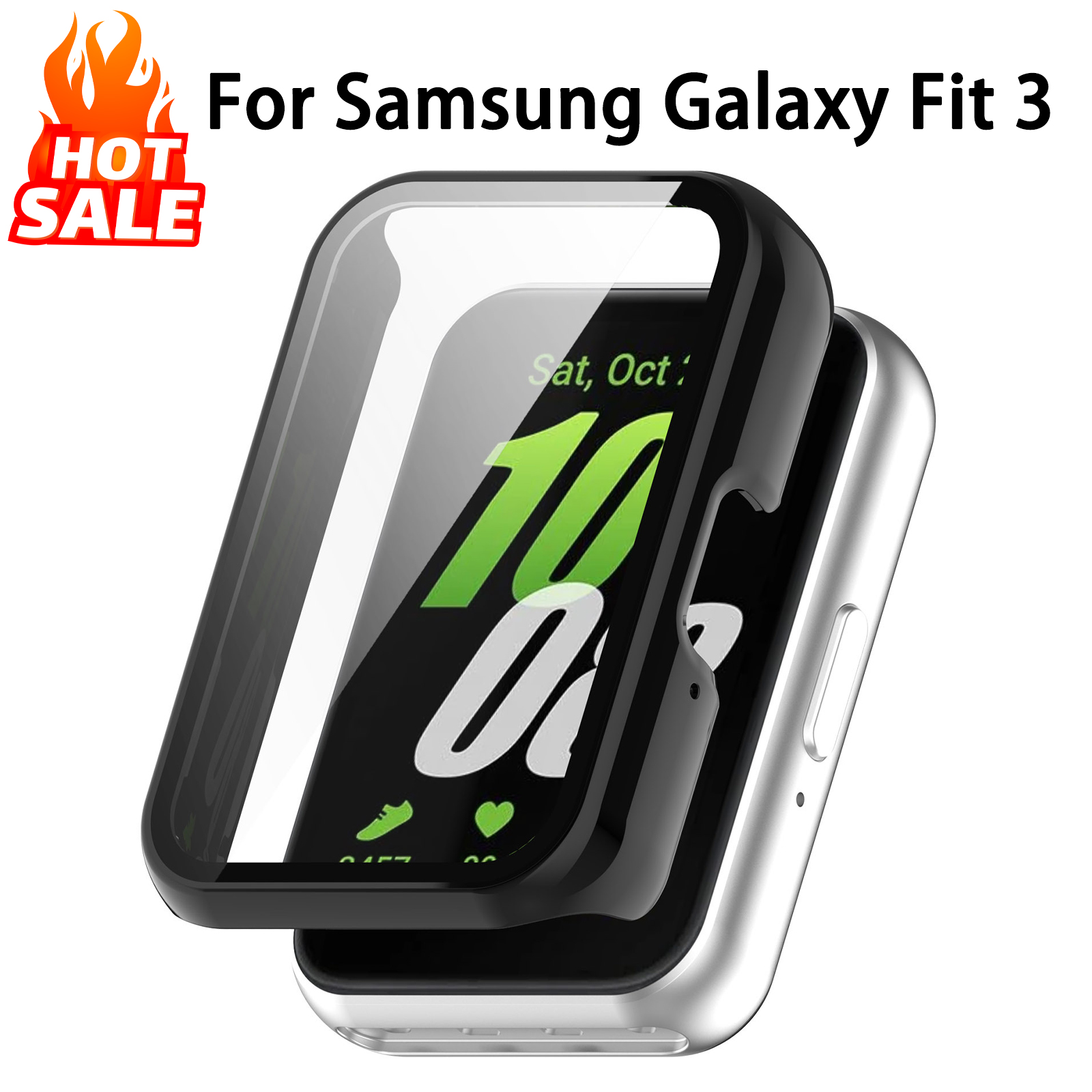 Glass+Case For Samsung Galaxy  - مراجعة Samsung Smartwatch Accessories وسعره