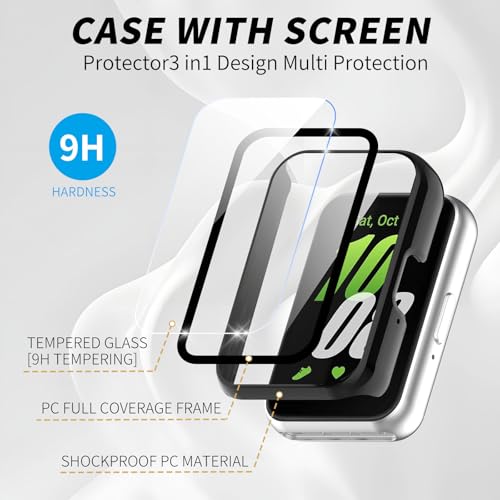 Glass+Case For Samsung Galaxy  - مراجعة Samsung Smartwatch Accessories وسعره