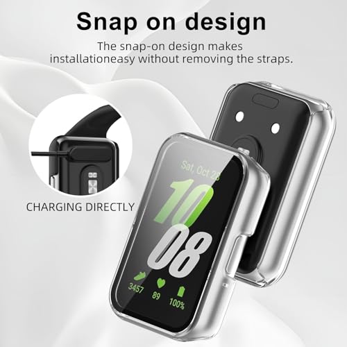 Glass+Case For Samsung Galaxy  - مراجعة Samsung Smartwatch Accessories وسعره