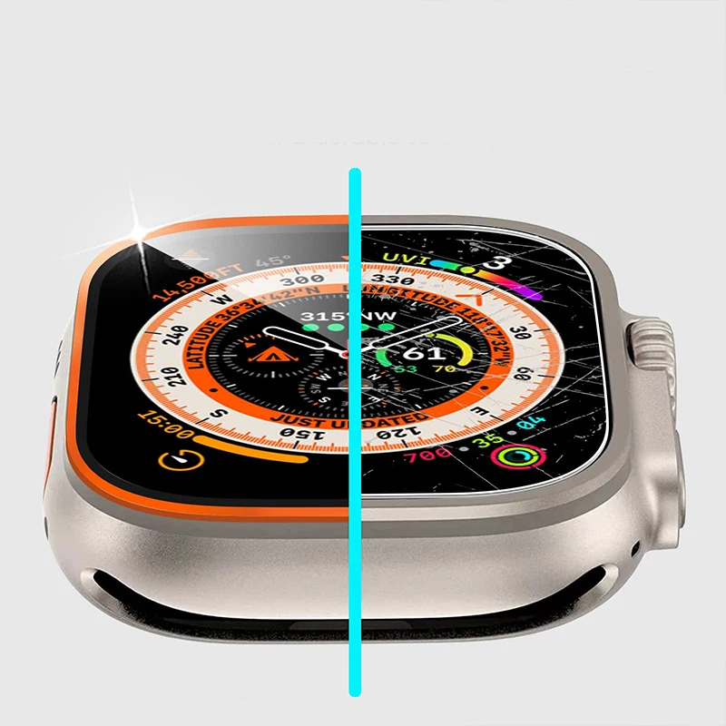 Tempered Glass for Apple Watch - مراجعة Smartwatch Case وسعره
