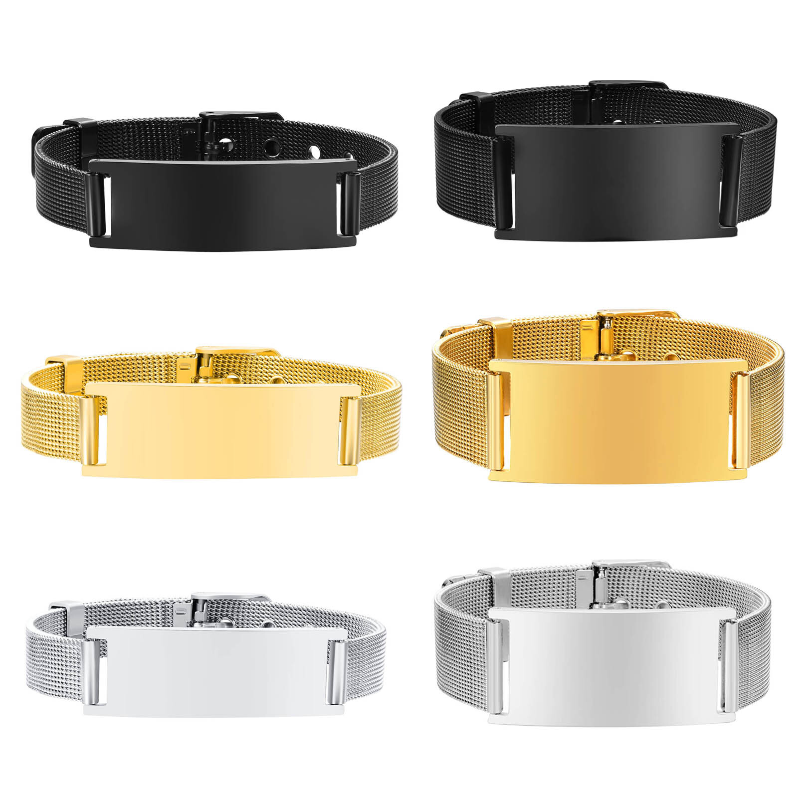 Personalized Photo Bracelet, S - مراجعة Stainless Mesh Band وسعره