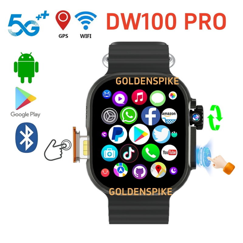 DW100 PRO SmartWatch 4G/5G And - مراجعة Smartwatch Store وسعره
