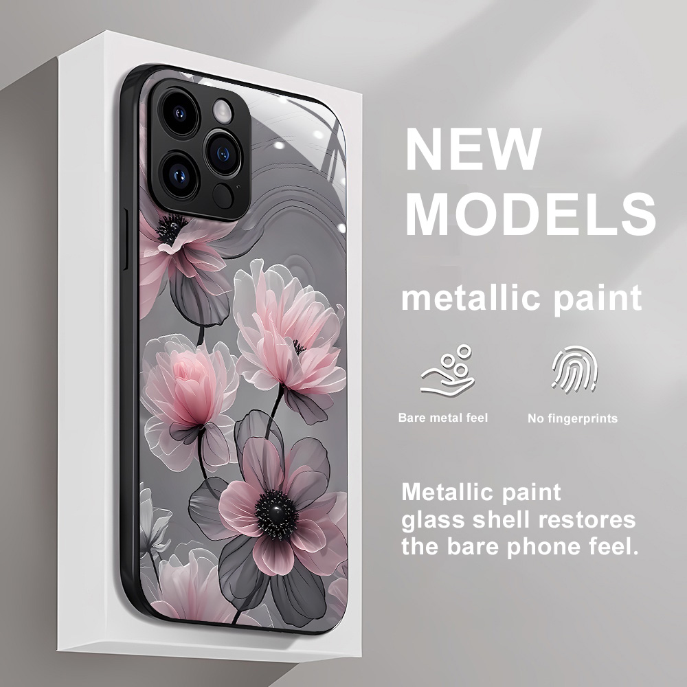 Flower Tempered Glass Case For - مراجعة Screen Protector Film وسعره